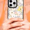 Bouvardia for iPhone 16 Pro Case, Compatible with Magsafe, Cute Design for Women & Girls, Protective & Aesthetic, Floral Theme - Flowers Blossoming (Gray Bumper)