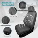 Seat Covers for Honda CRV 2026 2025 2024 2023 EX, EXL, LX, Sport, Touring, Special Edition, Hybrid & Gas, 1:1 Custom Faux Leather Seat Covers Full Set - Grey
