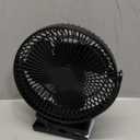 Portable Clip on Fan 10000mAh Battery Powered, USB Type C, Supports 720 Adjustment, 4 speed, 8inch Personal Fan for Table, Bedroom, Desk, Camping, Stroller, Golf Cart