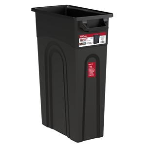 Hyper Tough 23 Gallon Heavy Duty Plastic Highboy Garbage Container, Black, 4 Each
