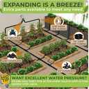 CARPATHEN Drip Irrigation System Kit - Complete Quick Connect Garden Watering System with Adjustable Sprinkler Emitters, 5/16" & 1/4" Tubing - Drip Line for Raised Beds, Greenhouse