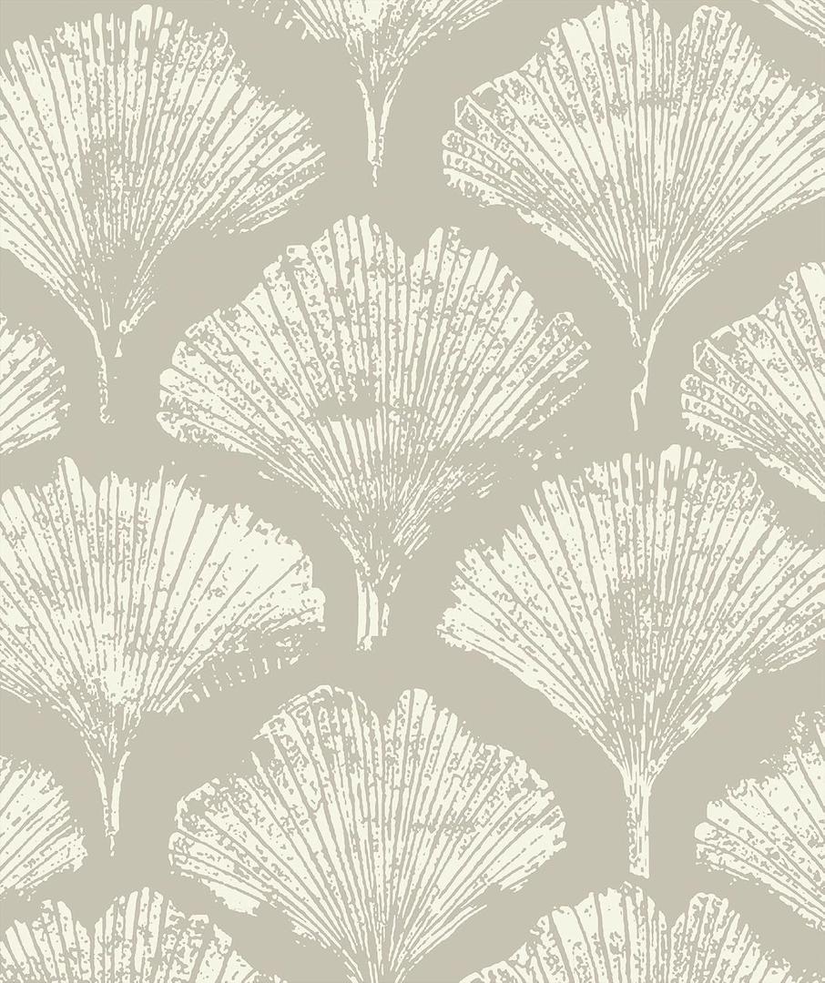 CiCiwind 17.3" × 197" Brown and White Peel and Stick Wallpaper Modern Wall Paper Boho Removable Self Adhesive Wallpaper for Bedroom Bathroom Boho Contact Paper for Cabinets Drawers Vinyl Rolls