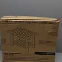 Tinamo 18”L Teak Shower Bench for Inside Shower with Handles, Storage Shelf