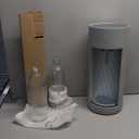 Glassy sparkling water maker, pigeon