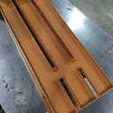 12"W x 71"H Mid-America Vinyl, Standard Size Three Board Spaced Shutters, w/Installation Shutter-Lok's & Matching Screws (Per Pair), 471 - Treated Cedar