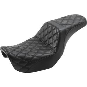 Motocycle Seat Driver & Passenger Seat Fit for Harley Dyna Wide Glide Low Rider Street Bob Fat Bob FXDF Super Glide Custom FXDC 2006-2017 Switchback Back Stitching