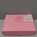 NAYOO Long Ombre Brown Wavy Wig for Women 26 Inch Middle Part Curly Wavy Wig Natural Looking Synthetic Heat Resistant Fiber for Daily Party Use (Ombre Brown)