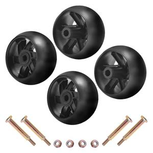 Antanker Mower Wheels 133957 174873 Deck Wheels Replacement for Craftsman/Dixon/Jonsered 532133957 for Hus qvarna 532174873 for Cub Cadet 753-04856A Fit for AYP for MTD 734-03058 4 Pack
