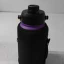 Jug with Handle,87 oz Insulated Water Bottle with Carrying Pouch, Double Wall Vacuum Stainless Steel Metal Bottle,Purple (87 Ounces)