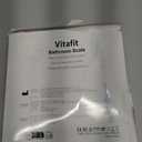 Vitafit Scale for Body Weight, High Accuracy 0.1lb by Our Professional Factory Since 2001, Digital Weight Scale LED and Step On, 3*AAA Batteries Included, 400lb/182kg, Spray Silver Black