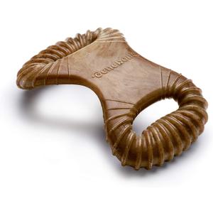 Benebone Dental Durable Dog Chew Toy for Aggressive Chewers, Real Bacon, Made in USA, Small