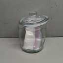 Masthome 1 Gallon Glass Jar with Lid,Large Glass Cookie Jar,Wide Mouth,Dishwasher Safe,Large Clear Jar,Storage Containers with Lids For Flour,Nuts,Cookies,Snacks-Send 15pcs Food Storage Bags