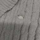 Caracilia Womens Long Cardigan Sweaters 2025 Fall Open Front Coat Long Sleeve Cable Knit Maxi Outerwear Trendy Jacket Clothes (Large, Grey)