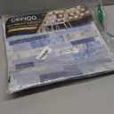 DEWOO Peel and Stick on Self Adhesive Backsplash Wall Marble Tiles Stickers 3D for Kitchen Bathroom,Spliced Blue (10-Sheet, 12"×12")