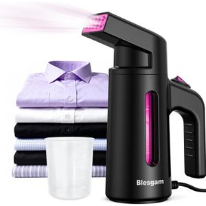 Travel Steamer for Clothes, Dual-Row Steam, 25g/min Steam,Clothes Steamer Handheld,180ml Large Capacity,Fast 40s Heat-up Portable Steamer,700W Clothing Steamer For All Fabrics,120V Only(GY168)