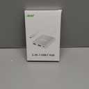 Acer USB C to HDMI Adapter, 4K USB C Hub with 100W PD, USBA 3.0 Port, HDMI to USBC Multiport Digital AV Converter for MacBook Pro/Air, iPad, Tablets, TV, Monitor and More (Silver)