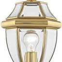 Livex Lighting 2153-02 Outdoor Post with Clear Beveled Glass Shades, Polished Brass, Small