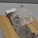 VOHO Clear Ribbed Taper Candle Holders Set of 3, Minimalist Style Glass Candle Holder for Candlesticks and Tealight Candles, Classy Candlestick Holders for Bridal Shower Wedding Decor/Birthday/Holiday