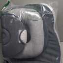 Rootling Baby Feeding Pillow, Anti Overflow Feeding Pillow for Reducing Spit-Up, Safety Nursing Pillow, Baby Lounger Reflux Wedge Breastfeeding, Removable top and Bottom (Gray, Small)