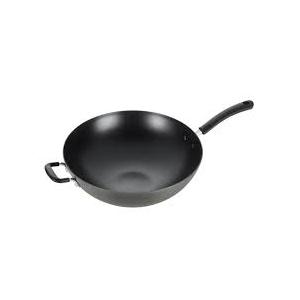 T-Fal Essentials Black Wok, 14"