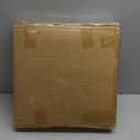 15 Inch Storage Ottoman with Wooden Legs - Cube Foot Rest Stool, Square Footstool, Comfortable Seat with Lid, Foldable Fabric Ottoman, Space-Saving Orange