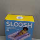 SLOOSH Inflatable Tanning Pool Lounger Float, 70" x 46" Pool Floats Adult with Pillow, 4 in 1 Suntan Tub Raft Floatie,Sunbathing Bed Lounge for Water Blow Up Ball Pit Party Gifts