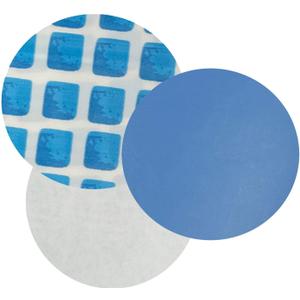 All-in-One Repair Kit for Above-Ground Pools | Fast, Underwater-Capable Peel-and-Stick OR Adhesive Glue-Down Vinyl Patches & for Easy Set and Frame Pools 6 Inch Peel and Stick