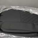 NS YOLO Full Coverage Leather Car Seat Covers Full Set,Waterproof Seat Covers for Cars,SUVs Pick-up Truck, Car Seat Cushion,Car Seat Protector,Black Seat Cover with 5 Seats
