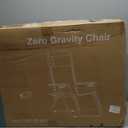 NEWBULIG Zero Gravity Chair Set of 2, Lounge Chair Folding Portable Adjustable Camping Reclining Chairs with Adjustable Pollow, Mesh Back, Cup Holder Trays Lawn Patio Chair for Pool Beach - Blue