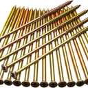 MorningRo 20 Pcs 7'' Gutter Screws Without Metal Ferrule Durable Gutters Nails and Spikes Easy-to-Install Secure Gutter Fasteners for Sagging Gutters and Maintenance (Brown)