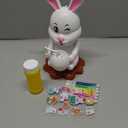 Easter Bubbles Bunny Bubble Machine for Kids, Rabbit Bubble Blower Toy with Refill Solutions, Music, Lights & Sticker- Easter Basket Stuffer Gift for Girls Boys