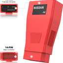 Autel Original OBD2 Female to 14pin Convert Adapter, OBD1 to OBD II Connector for Nissan, Work with Autel Scanner MK808S, MX808S, MK808BT PRO, MK900BT, MK900, MP900BT, Elite II PRO, MSUltra, Ultra S2