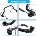 FZJDSD Engine Radiator Coolant Hose & Heater Hose &Pipe 5PCS Compatible with Chevy Cruze 2011-2016 1.4L Replace 13251447 13251435 13291779 94543097 25193343