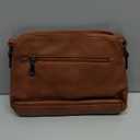 MASINTOR Crossbody Purse Bags for Women, Multi-Pocket Soft Leather Shoulder Purse with Tassel, Lightweight Travel Handbag (Mocha Brown)