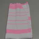 Saodimallsu Womens 2 Piece Sets Summer Striped Crochet Knit Coverup Sleeveless Button Crop Tank Top Bodycon Maxi Skirt (Small, Pink)