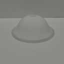 Antique Glass Lamp Shade for Floor lamp, Alabaster Torchiere Lamp Shade Replacement, Floor Lamp Replacement Parts (White Alabaster, 12'')