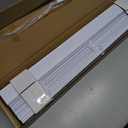 2 Inch Cordless Room Darkening Faux Wood Blind - 35" W x 64" L - White, Over 1,000 Custom Sizes Starting at 18.97, Inside or Outside Mount, Venetian Shades for Interior Windows by Lumino