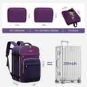 LOVEVOOK 40L Travel Backpack - Carry On & Personal Item for Women & Men, Spacious & Durable with 3 Packing Cubes