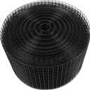 1/2 in Hardware Cloth, 6 in x 98 ft Chicken Wire Fence, Chicken Wire Mesh Roll for Rabbit Cages, Chicken Coop Fences and Poultry Enclosures(19 Gauge, Black)