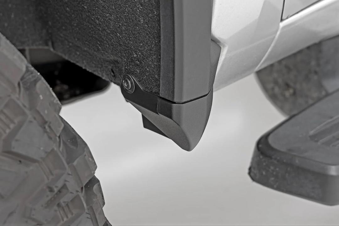 Rough Country Mud Flap Delete for Chevy Silverado 2500/3500HD (2020-2025) - Front & Rear, Set of 4