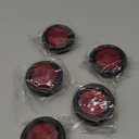2-inch Red Led Trailer Lights 5pcs-Pack Round Marker Light Kits w/Plugs & Grommets Waterproof 9 Diodes Tail Lighting for 12V Trucks Boat Submersible
