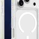 AMAZINGthing for iPhone 17 Pro Max [Omni Case], Designed for MagSafe Accessories, 10FT Drop Proof, Magnetic Phone Cover with Bumper Protection, Anti Yellowing, Transparent, Clear Rainbow