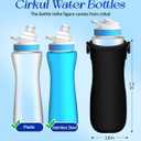 Water Bottle Sleeve with Pouch for Cirkul 22 oz - Crossbody Shoulder Strap Detachable Phone Purse with Bottles Cover Holder Carrier Bag