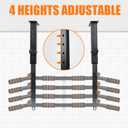 Height Adjustable Pull Up Bar, Heavy Duty Pull Up Bar, BarMount, Ceiling Mount, StrengthTraining Equipment for Home, Gym, Strength Training(Maximum (Ceiling mounted)