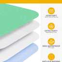 Washable Underpads Waterproof, 4 Pack 36" x36'' Heavy Absorbency Incontinence Bed Pads, Bed Wetting Pads for Adults, Elderly, Kids and Pets, Soft Reusable Changing Pads for Bed