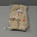 Tangpan Dog Fuzzy Velvet Pajamas, Plush Onesie Soft Dog Winter Clothes for Small Dogs, Pet Puppy Jumpsuit, Doggy Apparel Brown Medium