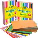 Crayola Construction Paper Bulk Pack (480 Sheets) 10 Assorted Colors, 9x12, Classroom Arts & Crafts Supplies for Kids, Art Paper for School Projects