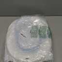 Pochik Sitz Bath for Toilet Seat Hemorrhoids and Postpartum Care, Yoni Steam Seat, Perineal Soaking, Collapsible, Flusher Hose, Drain Holes, Wider Seating Area - Blue