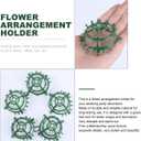 Cabilock Wedding Grass Half Ball Shelf Decorative Flower Arrangement Holder Props 2 Inch Floral Cage for Artificial Flowers Centerpiece Stand for Home Office Party Decor