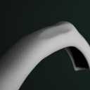 Quick Install Sporty White Perforated Nappa Leather Steering Wheel Cover for Tesla Model Y White Trim